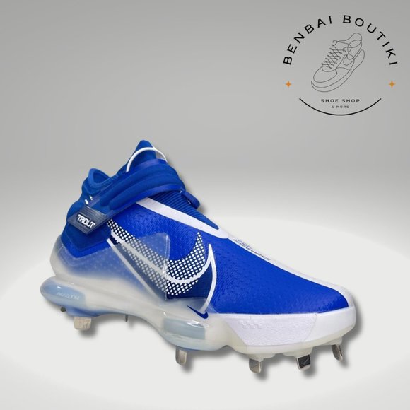 Nike Mens Force Zoom Trout 7Royal Blue White Baseball Cleats Size 15 CI3134-402